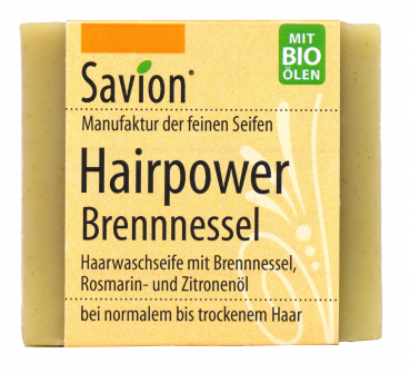 Haarwaschseife Hairpower Brennnessel  85g